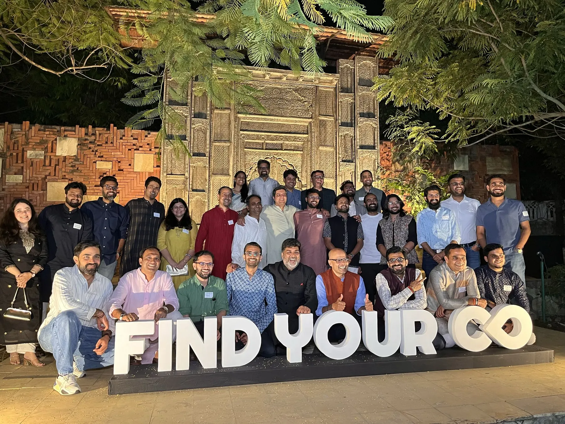 Founders gathered together at a previous Copreneurs meetup